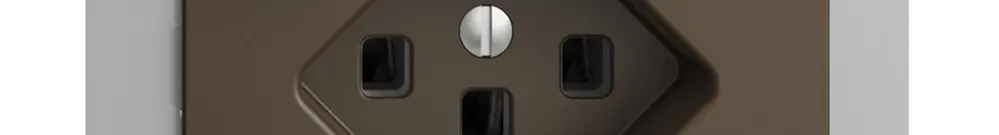 Prise ENC EDIZIOdue T23 FI 30mA FM, coffee 