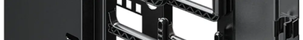 Canal d'installation Rittal DK 5302.053 315×110×2099mm fendu noir 