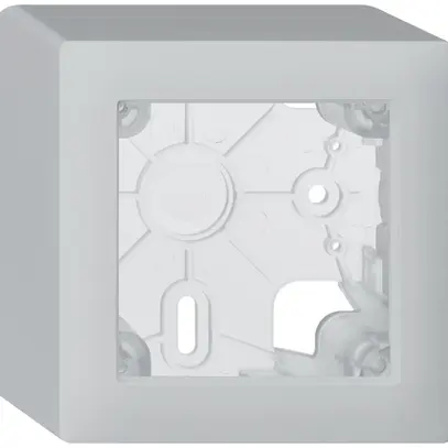 Boîtier AP kallysto gris clair h=54mm 