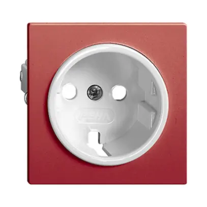 Placca frontale EDIZIOdue Schuko berry 
