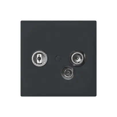 Prise d'antenne ENC SIDUS TV-R-données 15dB/65 anthracite 