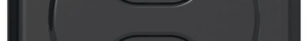 Kit frontal ENC Classic B pour prise 2×T13S noir 
