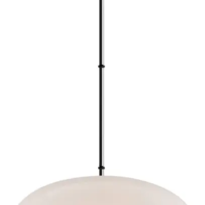 Luminaire suspendu SLV ANTILO CONVEX E27 1×0…40W Ø400mm blanc 
