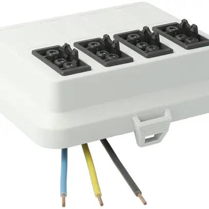 Partie frontale AGRO, in: 3P H07V-U, out: 4×3P no L1, Wieland 