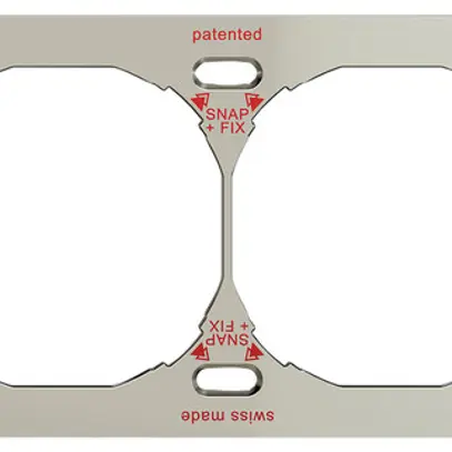 En-tête ENC horizontal 4 parties a.système de fixation SNAPFIX® 
