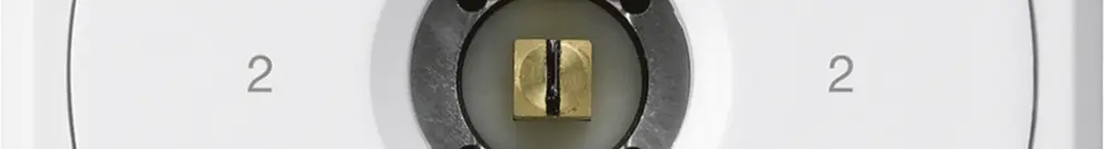 UP-Steckschlüsselschalter robusto ohne Klappdeckel 3/1P weiss Kombi Vierkant 