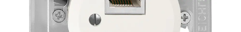 Scatola INS 1×RJ45/s 8P bianco R&M swissline 