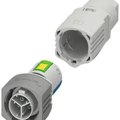 Connettore ad innesto PX IPD PL 3P2,5 M GY 2+PE 20A/500V Ø6…9/8…13mm grigio chi. 