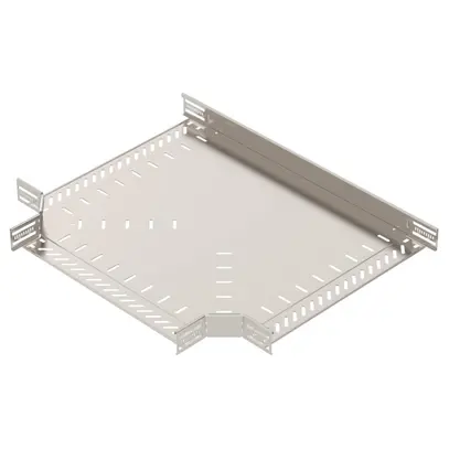 T-Stück BET RT 60×500mm Edelstahl A2 blank 