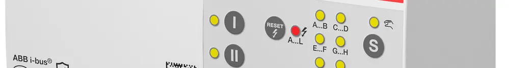 REG-Heizungsaktor KNX ABB VC/S12.2.2.2 12×Ausg 1A 24…230V 8TE 