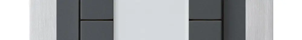 UP-Taster kallysto B KNX 4× RGB LED s/e-link anthrazit 