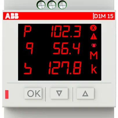 Multimetro AMD ABB D1M 15 V/A/Hz/P/E 3LN 1A/5A3UM 