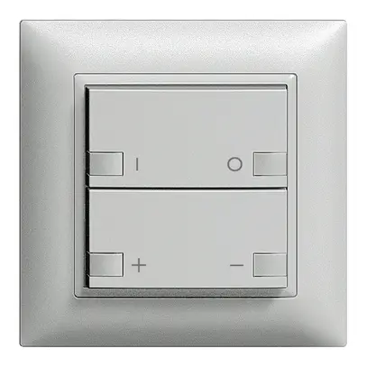 UP-Dimmer ZEP 2K/2T Zentral-Nebenstelle ON-OFF EDIZIOdue silver 