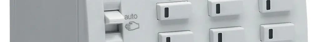 Attuatore-commutatore KNX AMD Hager 6 uscite 16A 2300W 195…253V IP20 4UM 