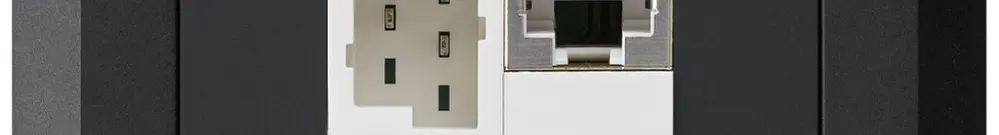 UP-Dose kallysto.line 1×RJ45s+1×TT83 schwarz 
