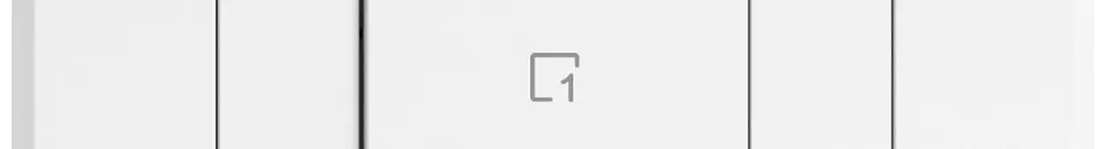 Pulsante scene INC EDIZIO.liv Wiser SNAPFIX® 1 scena 1 tasto WLAN bi 