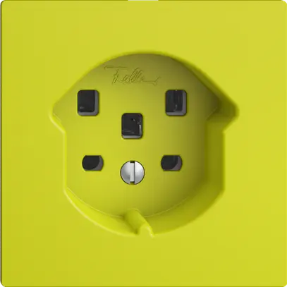 Presa EDIZIOdue T25 16A lemon, con morsetti innest. 