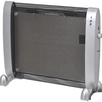 Keramikheizstrahler MAXIMO 1500, 1.5kW 230V 23…50m³ 66×55×23cm schwarz/silber 