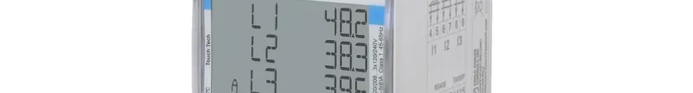 Contatore di energia 3-fasi, 400-480 VL-L, 5 (6) A, RS485 Modbus RTU 
