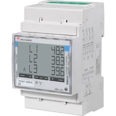 Contatore di energia 3-fasi, 400-480 VL-L, 5 (6) A, RS485 Modbus RTU 