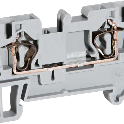 Morsetto 0.08…6mm² raccordo a molla grigio 