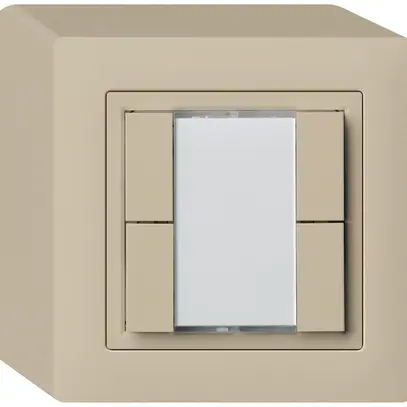 Poussoir universel AP 4×kallysto sans LED beige 
