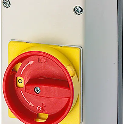 Scatola AP Siemens 3RV1 BG S0 ampio con azionamento rotante arresto emer. 72mm 