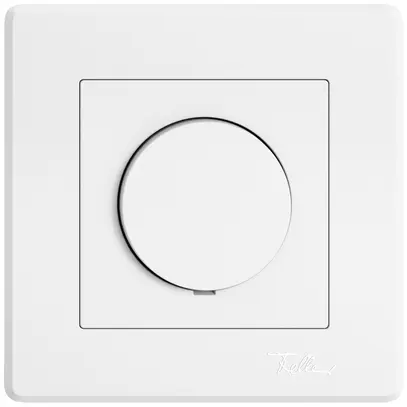 Regolatore INC EDIZIO.liv SNAPFIX® universale p.LED 4…400W/4…400VA/4…200W/VA bi 