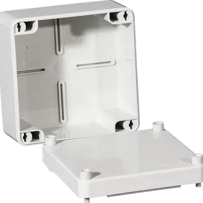 Boîte de dériv. PPO 105×105×65mm vide grc IP65 