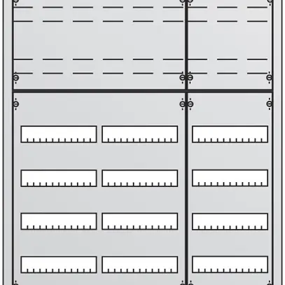 UP-Kleinverteil.ABB 6R/216PLE IP31 mit Türe 