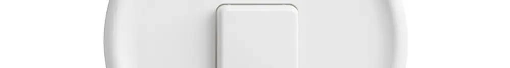Kit recouvrement pour interrupteur 1c/1t Sdue Wiser blanc 