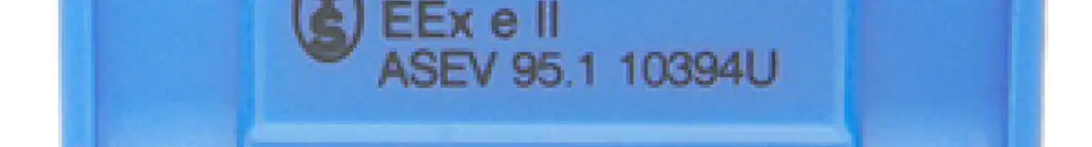 Morsetto di derivazione Woertz Ex 2.5…6mm² 41A 750V vite 2×1 guida DIN 35mm bl 