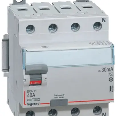 Interrupteur différentiel Legrand DX3, 4P 63A 300mA type A 10kA 