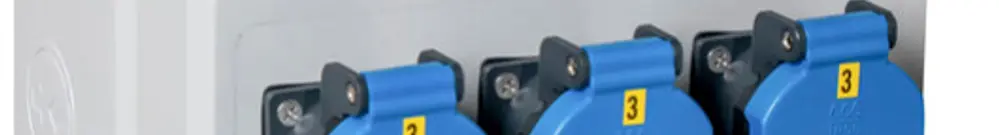 Stromverteiler DEM DB33736 40A 3×LS 1×FI 2×T23 1×T25 2×16A 