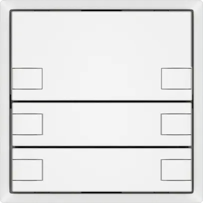 Universaltaster EDIZIO.liv UNI SNAPFIX® 12…48V o.LED 6× 1-Tbed.ws 