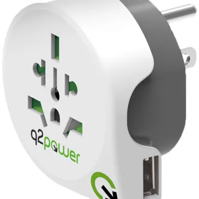 Spina d'adattazione MH 3L con USB 2.1A spina USA, accoppiamento CH/UK/USA/IT/CN 