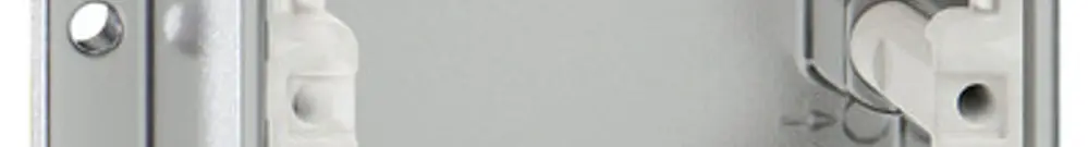 Scatola AP ELEMENT 3-volte 293×111mm 3 ingressi alluminio 