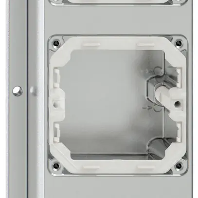 Boîtier AP ELEMENT 3-fois 293×111mm 3 entrées aluminium 