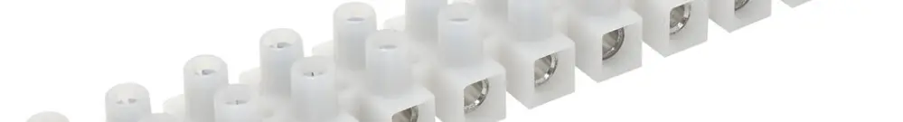 Barrette de bornes Electro Terminal 12P 10…25mm² 101A 705V blanc 