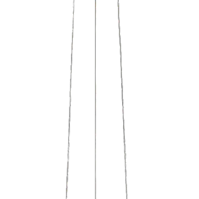 Pendelleuchte Optica ø 350x1000mm E27 2x60W, Glas opal 