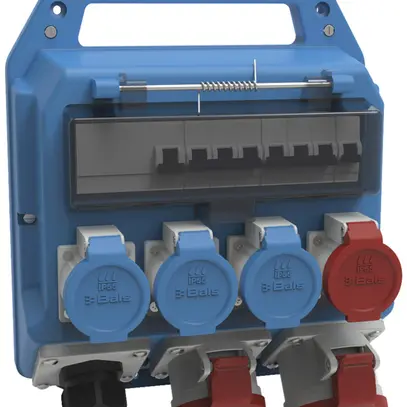 Distributeur de courant Bals EVKB 13/40A 3×T23 1×T25 1×CEE16 1×CEE32 1×FI 2×LS 