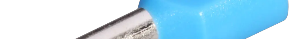 Embout de câble jumelé isolé 2×0.75mm²/8mm bleu 