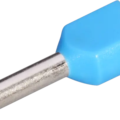 Embout de câble jumelé isolé 2×0.75mm²/8mm bleu 