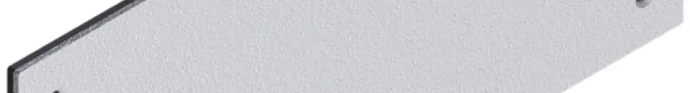 Coperchio impermeabile Quox 265×115mm alluminio laccato bianco IP54 