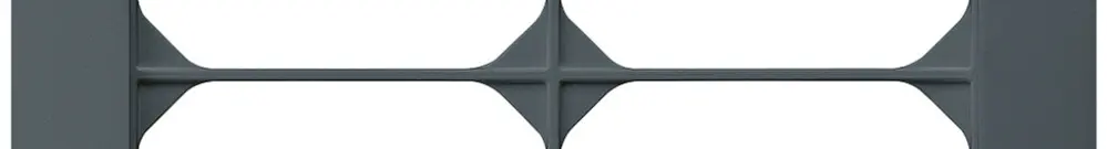 Telaio di copertura INC kallysto.trend 2×2 antracite 154×154mm 