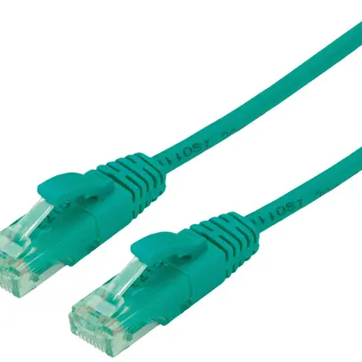 Câble patch RJ45 ROLINE RM cat.6A U/UTP AWG26 TPE vert 15m 