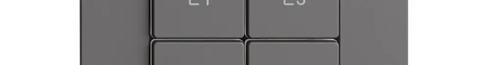 Kit copertura per pulsante scena 4 scene/4T Edue Wiser grigio scuro 