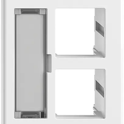 Kit de montage INC S-One FLF pour 2×RJ45 droit, blanc 