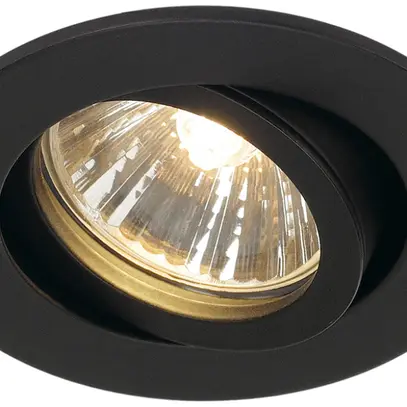 Plafonnier INC SLV NEW TRIA 68 ROUND DL GU10 50W 68mmØINC noir 