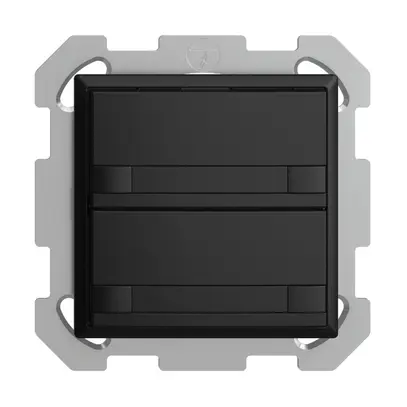 Poussoir KNX RGB ENC EDUE, 250mW, s.LED, papier, 2×poussoir, comm.2×touches, no 